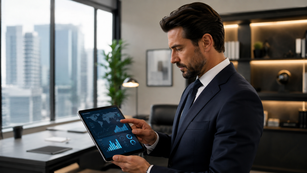 Professional in a modern office setting